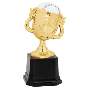 Baseball Happy Cup Trophy - Custom Engraved Trophy