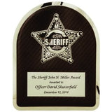 Sheriff Hero Plaque - Custom Engraved Plaque