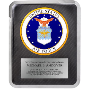 Air Force Hero Plaque - Custom Engraved Plaque