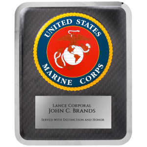 Marines Hero Plaque - Custom Engraved Plaque
