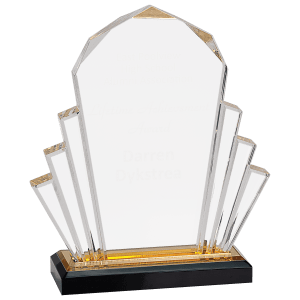 Faceted Impress Acrylic - Custom Engraved Award