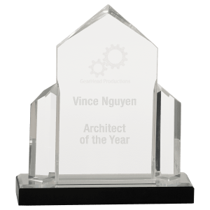 Jewel Post Impress Acrylic - Custom Engraved Award