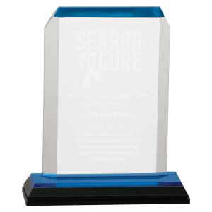 Clipped Corner Impress Acrylic - Custom Engraved Award