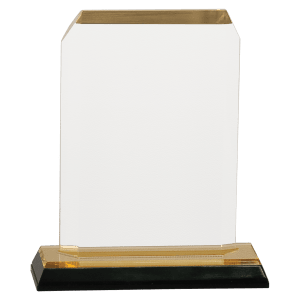 Clipped Corner Impress Acrylic - Custom Engraved Award