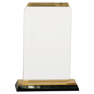 Clipped Corner Impress Acrylic - Custom Engraved Award