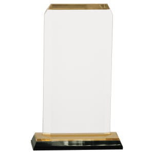Clipped Corner Impress Acrylic - Custom Engraved Award
