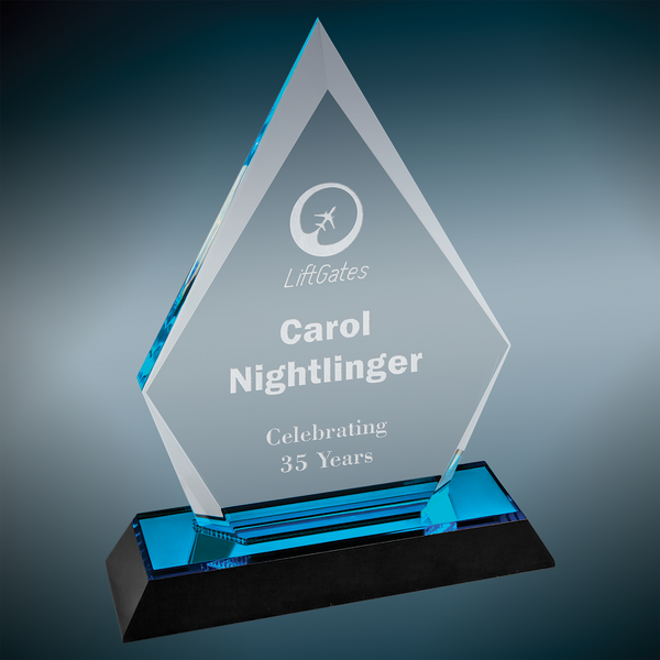 Arrow Point Impress Acrylic - Custom Engraved Award