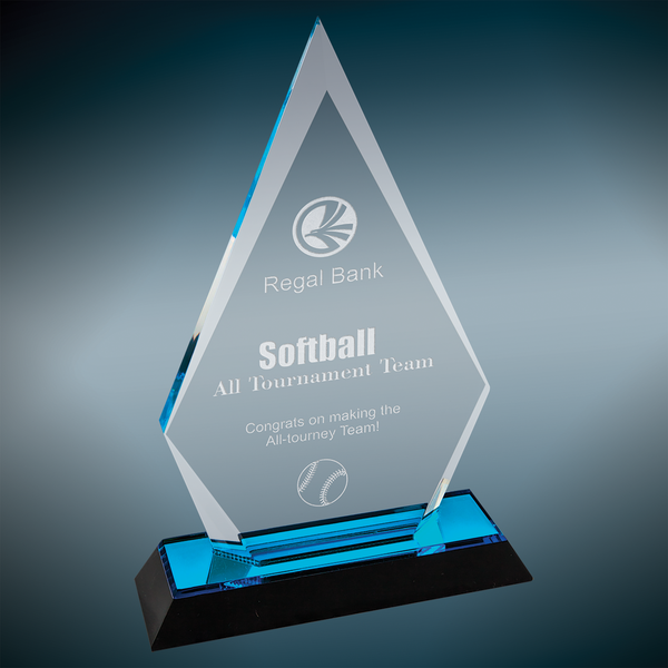 Arrow Point Impress Acrylic - Custom Engraved Award