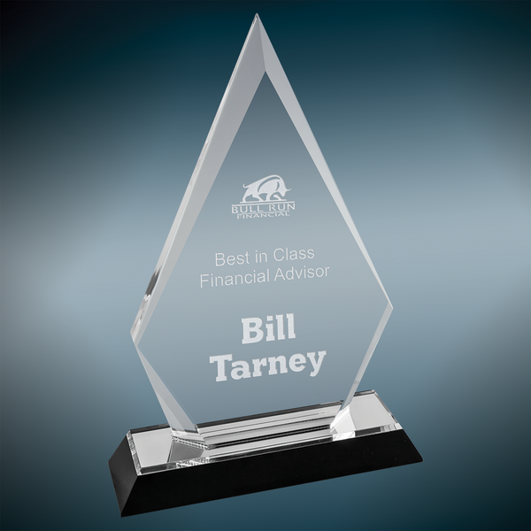 Arrow Point Impress Acrylic - Custom Engraved Award