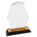 Octagon Point Impress Acrylic - Custom Engraved Award