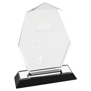 Octagon Point Impress Acrylic - Custom Engraved Award