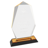 Octagon Point Impress Acrylic - Custom Engraved Award