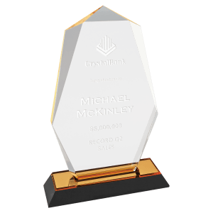 Octagon Point Impress Acrylic - Custom Engraved Award