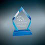 Frosted Base Diamond Impress Acrylic - Custom Engraved Award