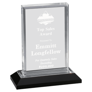 Beveled Impress Acrylic - Custom Engraved Award