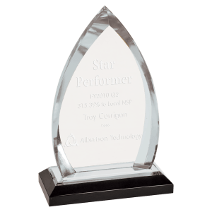 Oval Impress Acrylic - Custom Engraved Award