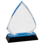 Arrow Diamond Corner Base Impress Acrylic - Custom Engraved Award