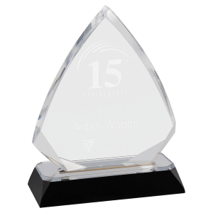 Arrow Diamond Corner Base Impress Acrylic - Custom Engraved Award