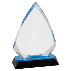 Arrow Diamond Corner Base Impress Acrylic - Custom Engraved Award