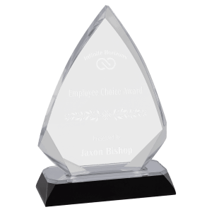 Arrow Diamond Corner Base Impress Acrylic - Custom Engraved Award