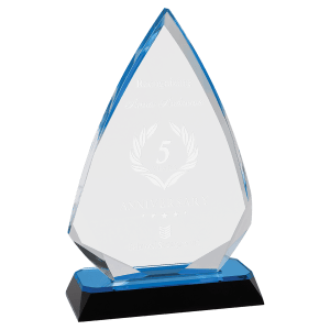 Arrow Diamond Corner Base Impress Acrylic - Custom Engraved Award
