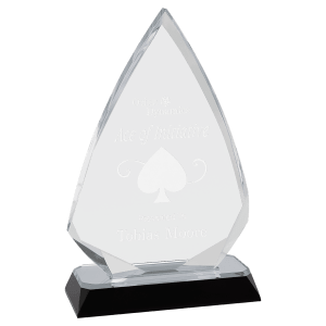 Arrow Diamond Corner Base Impress Acrylic - Custom Engraved Award