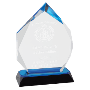 Diamond-Diamond Corner Base Impress Acrylic - Custom Engraved Award