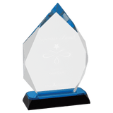 Diamond-Diamond Corner Base Impress Acrylic - Custom Engraved Award