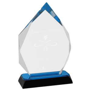Diamond-Diamond Corner Base Impress Acrylic - Custom Engraved Award
