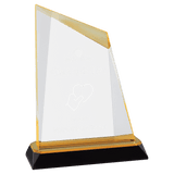 Peak Diamond Corner Base Impress Acrylic - Custom Engraved Award