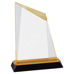 Peak Diamond Corner Base Impress Acrylic - Custom Engraved Award