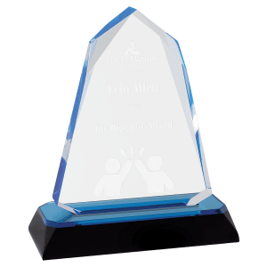 Halo Diamond Corner Base Impress Acrylic - Custom Engraved Award