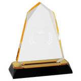 Halo Diamond Corner Base Impress Acrylic - Custom Engraved Award