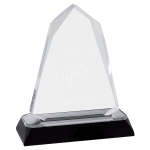 Halo Diamond Corner Base Impress Acrylic - Custom Engraved Award
