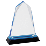 Halo Diamond Corner Base Impress Acrylic - Custom Engraved Award
