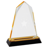 Halo Diamond Corner Base Impress Acrylic - Custom Engraved Award
