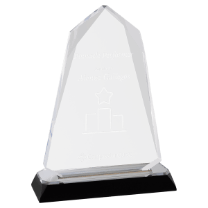 Halo Diamond Corner Base Impress Acrylic - Custom Engraved Award