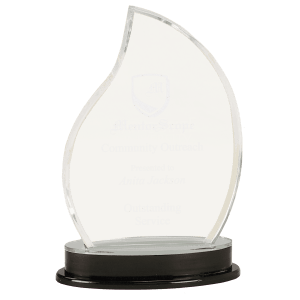 Flame Impress Acrylic - Custom Engraved Award