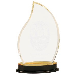 Flame Impress Acrylic - Custom Engraved Award