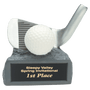 Color Golf Resin Trophy - Custom Engraved Award