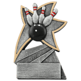 Bowling Jazz Star Resin Trophy - Custom Engraved Award