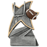 Football Jazz Star Resin Trophy - Custom Engraved Award
