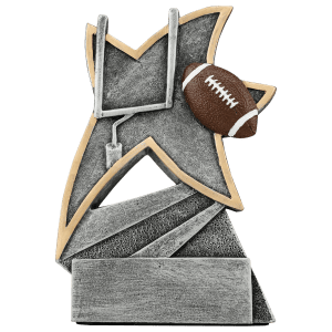 Football Jazz Star Resin Trophy - Custom Engraved Award