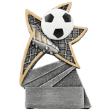 Soccer Jazz Star Resin Trophy - Custom Engraved Award