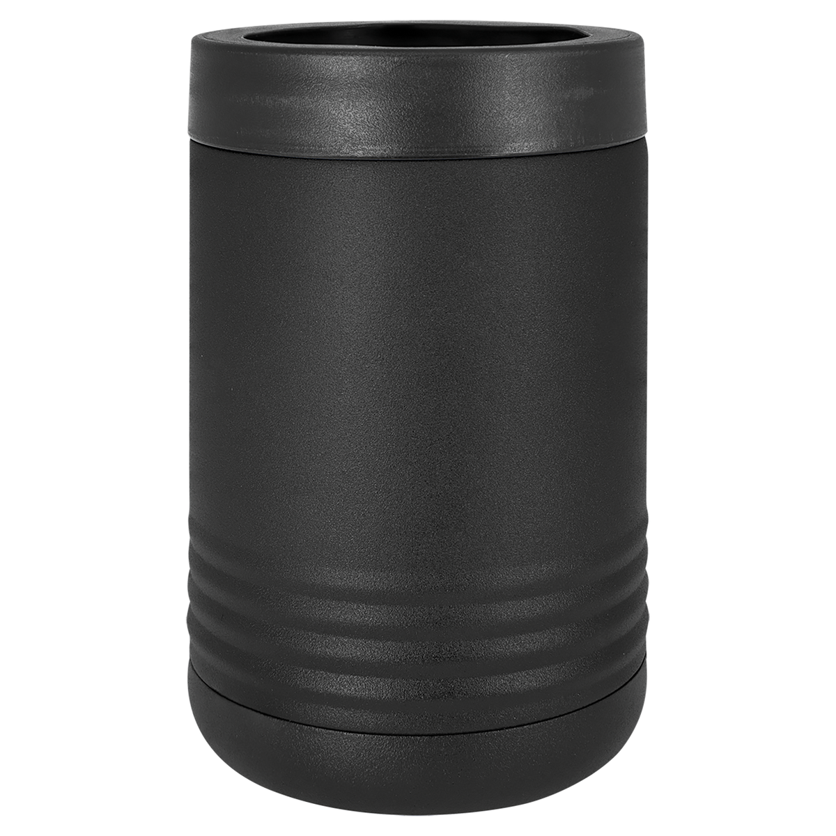 Black with Silver Engraving Beverage Holder Tumbler - Laser Engraved Drinkware