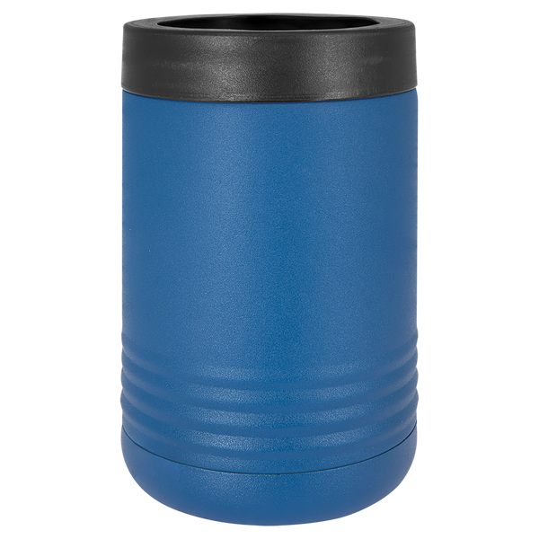 Royal Blue with Silver Engraving Beverage Holder Tumbler - Laser Engraved Drinkware