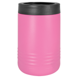 Pink with Silver Engraving Beverage Holder Tumbler - Laser Engraved Drinkware