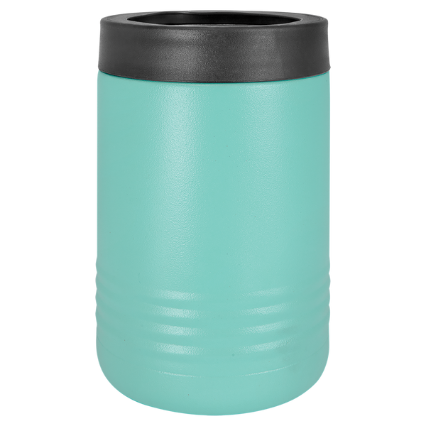 Teal with Silver Engraving Beverage Holder Tumbler - Laser Engraved Drinkware
