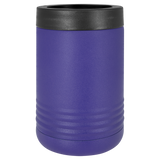 Purple with Silver Engraving Beverage Holder Tumbler - Laser Engraved Drinkware