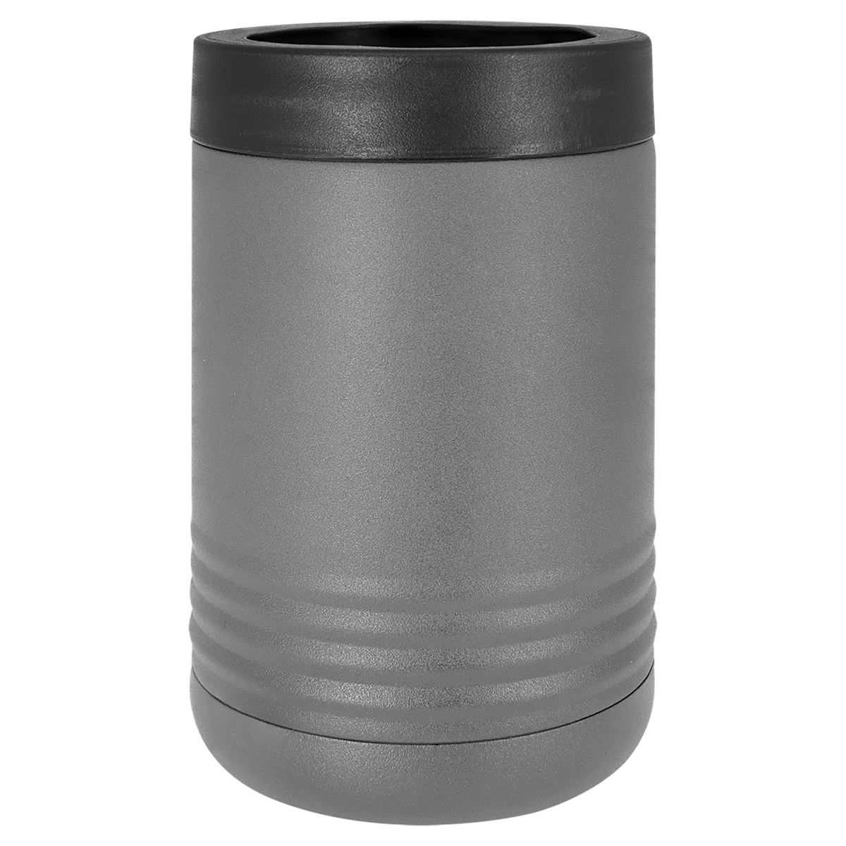 Dark Gray with Silver Engraving Beverage Holder Tumbler - Laser Engraved Drinkware